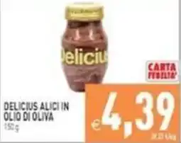 Iperfamily Delicius alici in olio di oliva offerta