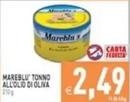 Iperfamily Mareblu' tonno all'olio di oliva offerta