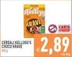 Iperfamily Cereali Kellogg's Choco Krave offerta