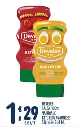 Gruppo Pascar Develey salsa 100% naturale ketchup/maionese offerta