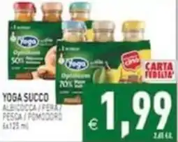 Iperfamily Yoga succo albicocca/pera/pesca/pomodoro offerta