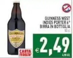 Iperfamily Guinness West Indies Porter offerta