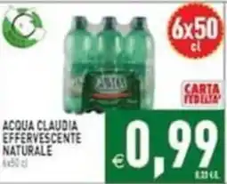Iperfamily Acqua Claudia effervescente naturale offerta