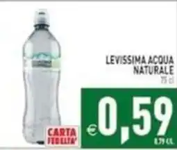 Iperfamily Levissima acqua naturale offerta