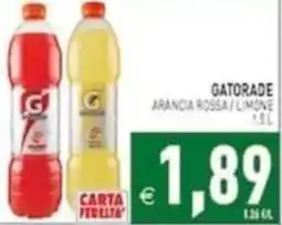 Iperfamily Gatorade arancia rossa / limone offerta