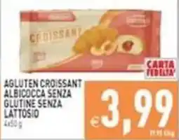 Iperfamily Croissant albicocca senza glutine senza lattosio offerta