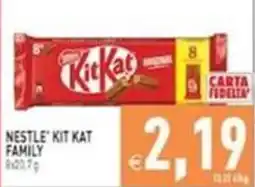 Iperfamily Nestlé Kit Kat Family offerta