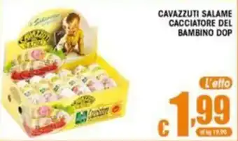Cavazzuti salame cacciatore del bambino DOP