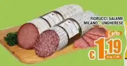 Sacoph Salame ungherese Fiorucci offerta