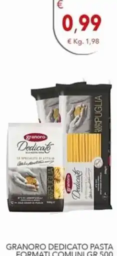 Diper Granoro dedicato pasta offerta