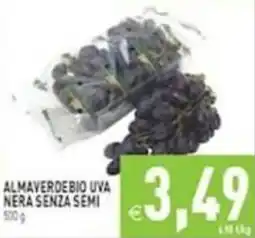 Iperfamily AlmaVerdebio uva nera senza semi offerta