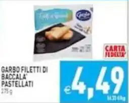 Iperfamily Garbo filetti di baccala' pastellati offerta