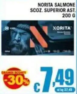 Sacoph Norita salmone scoz. superior ast. offerta