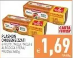 Iperfamily Plasmon omogeneizzati 4 frutti offerta