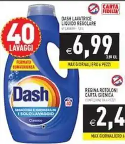 Iperfamily Dash lavatrice liquido regolare offerta
