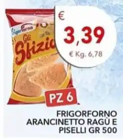 Diper Frigorforino arancinetti ragù e piselli offerta
