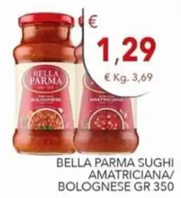 Diper Bella Parma sughi amatriciana/ bolognese offerta