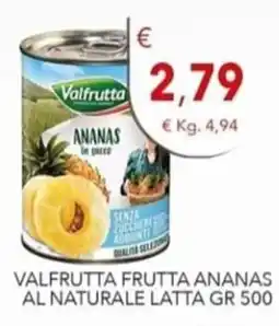 Diper Valfrutta frutta ananas al naturale offerta