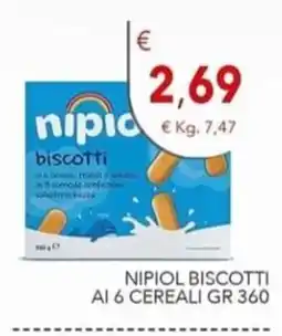 Diper Nipiol biscotti ai 6 cereali offerta
