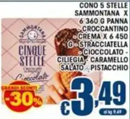 Sacoph Cinque stelle Sammontana offerta