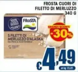 Sacoph Frosta cuori di filetto di merluzzo offerta