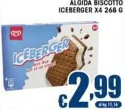 Sacoph Algida biscotto iceberg offerta