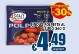 Sacoph Findus polpette al sugo offerta