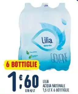 Gruppo Pascar Lilia acqua naturale offerta