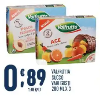 Valfrutta succo vari gusti