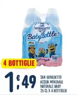 Gruppo Pascar San Benedetto acqua minerale naturale baby offerta