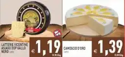 Iperfamily Latterie Vicentine Asiago Dop Gallo Nero offerta