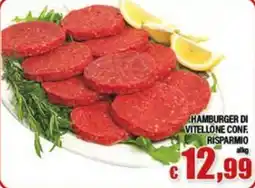Top Supermercati Hamburger di vitellone conf. offerta