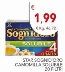 Diper Star Sognid'Oro Camomilla Solubile offerta