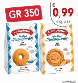Diper Campiello il Frollino del Buongiorno con Panna offerta