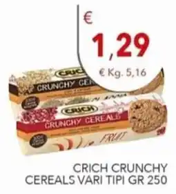 Diper Crich crunchy cereals vari tipi offerta