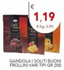 Diper Gandola i soliti buoni frollini vari tipi offerta