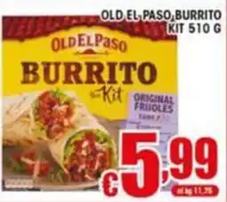 Sacoph Old El Paso Burrito Kit offerta