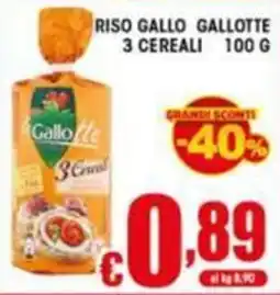Sacoph Riso Gallo Gallotte 3 Cereali offerta