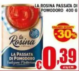 Sacoph La Rosina la passata di pomodoro offerta