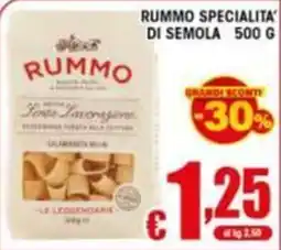 Sacoph Rummo specialità di semola offerta