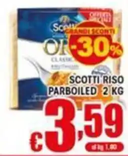 Sacoph Scotti Riso Parboiled offerta