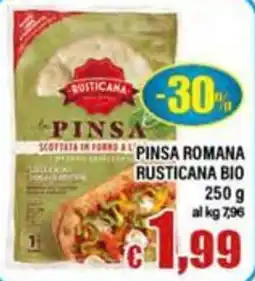 Top Supermercati Pinsa Romana Rusticana Bio offerta