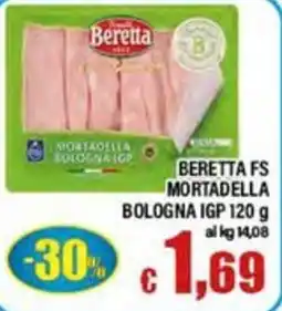 Top Supermercati Beretta mortadella bologna igp offerta