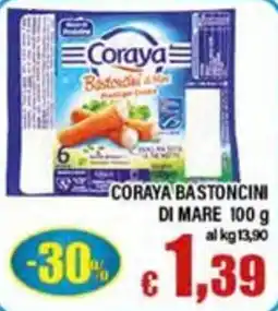 Top Supermercati Coraya bastoncini di mare offerta