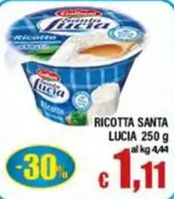 Top Supermercati Ricotta Santa Lucia offerta