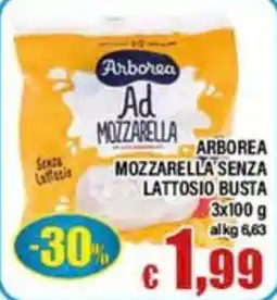 Top Supermercati Arborea Mozzarella senza lattosio offerta