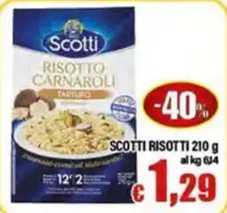 Top Supermercati Scotti risotto carnaroli tartufo offerta