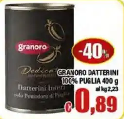 Top Supermercati Granoro Datterini Intero offerta