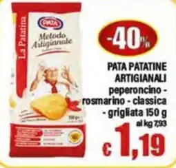 Top Supermercati Pata patatine artigianali offerta