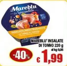 Top Supermercati Mareblu insalate di tonno offerta
